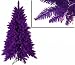 4.5' Pre-Lit Slim Purple Ashley Spruce Christmas Tree - Clear & Purple Lights