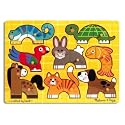Melissa & Doug Pets Mix'n Match Wooden Chunky Puzzle