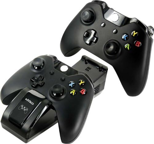Nyko Dual Charge Base High Speed Docking/Charging Station for Xbox One/Xbox One S Controllers with Two Super Fast Rechargeable Battery Packs