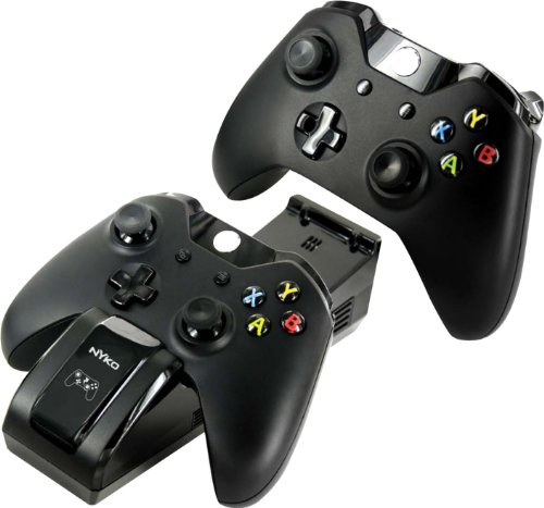 Nyko Dual Charge Base High Speed Docking/Charging Station for Xbox One/Xbox One S Controllers with Two Super Fast Rechargeable Battery Packs