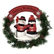 New Jersey Devils 22" Snowman Christmas Wreath - NHL Hockey