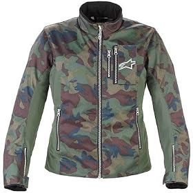 Alpinestars Womens Stella Rebel Air-Flo Textile Motorcycle Jacket Camo Small 331238-69-S