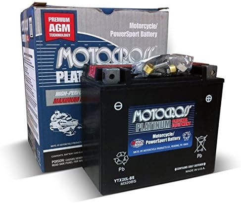 YTX20L-BS - Motocross Motorcycle Battery by YUASA