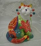 キャット陶器置物　サマンサ/