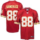 Reebok Kansas City Chiefs #88 Tony Gonzalez Juvenile Red Replica Football Jersey