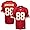 Reebok Kansas City Chiefs #88 Tony Gonzalez Juvenile Red Replica Football Jersey