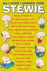 Family Guy All I Know I Learned From Stewie New 24x36 Poster