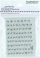 Stampendous Stampendous Perfectly Clear Stamps, 3 by 4-Inch Sheet-Tiny Alphabet
