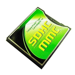 SD-CF II : SD to CF Type II Adapter (Supports SDHC)