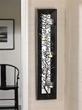 Five Light Coral Design Metal Wall Sconce with Mirror