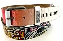 Don Ed Hardy Bulldog Cap Leather Belt Audigier