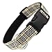 London Furberry Plaid Dog Collar, Medium (3/4