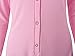 Moxeay V-Neck One Piece Bodysuit Long Sleeve Bodycon Rompers (X-Large, Pink)