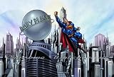  : Superman Cityscape Wall Mural