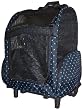 Wheeled Pet Carrier - Blue Polka Dot