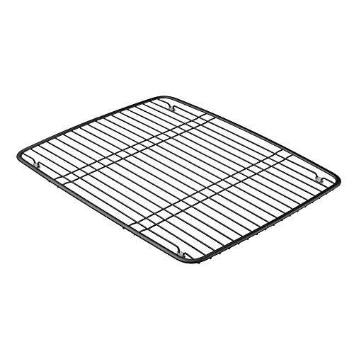 InterDesign Axis Kitchen Sink Protector Grid - Large, Black