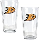 NHL Two Piece Pint Ale Glass Set - Primary Logo
