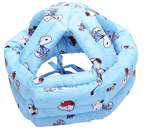 Children Baby Infant Toddler No Bumps Safety Helmet Head Cushion, Blue Dog