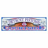 NBA Detroit Pistons 9-by-30 Wood Sign