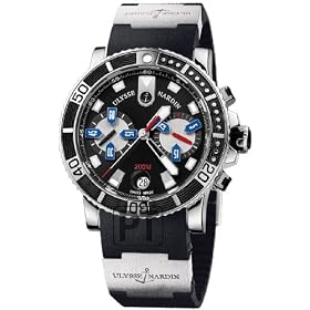 Ulysse Nardin Maxi Marine Diver Chronograph Mens Automatic Watch 8003-102-3/92