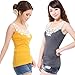 Zacoo Women's Crochet Lace Cotton Blend Cami Top