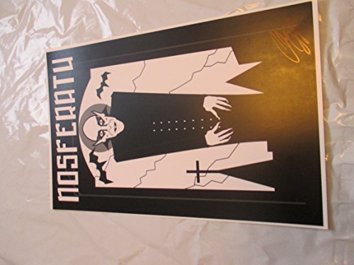 Classic Horror Nosferatu 11" By 17" Limited Edition Print Signed By Chris Huffman, W/coa