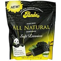 Panda Licorice, Licorice Chews, 6-Ounce Bags (Pack of 12)