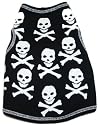 Skull Print Pet Tank - EXTRA SMALL (XS) by I SEE SPOT