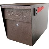 Mail Boss 7108 Curbside Locking Security Mailbox Bronze