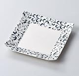 コヨリ唐草角銘々皿　5個組 【美濃焼　和皿】 〔キャッシュバックキャンペーン対象商品〕