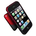 iFrogz Luxe Case for iPhone 3G - Red/ Black (iPhone3g-st-rb)