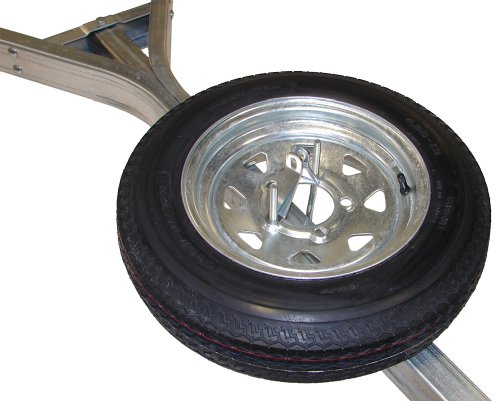 Malone Galvanized Trailer Spare Tire with Locking Attachment for MicroSport Trailer
