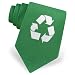 Recycle Tie by The American Necktie Co - Green Microfiber