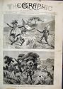 1879 END ZULU WAR INCIDENTS ULUNDI FIGHTING DEATH PRINT