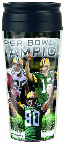 NFL Green Bay Packers Super Bowl Champs 16 oz Travel Mug