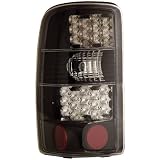Anzo USA 311003 Chevrolet GMC Black LED Tail Light Assembly - (Sold in Pairs) by AnzoUSA