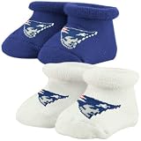New England Patriots Infant Navy Blue 2-Pack Bootie Socks