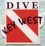 Dive Key West Die Cut Bumper Sticker