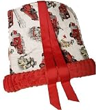 Vintage-style Firetruck Baby Boy Changing Pad