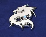 Dragon Car Chrome Badges Emblem 3D Logo