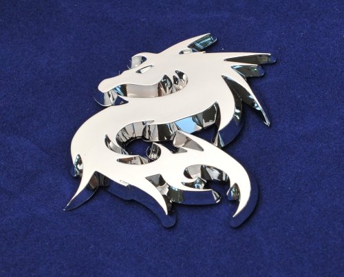 Dragon Car Chrome Badges Emblem 3D Logo