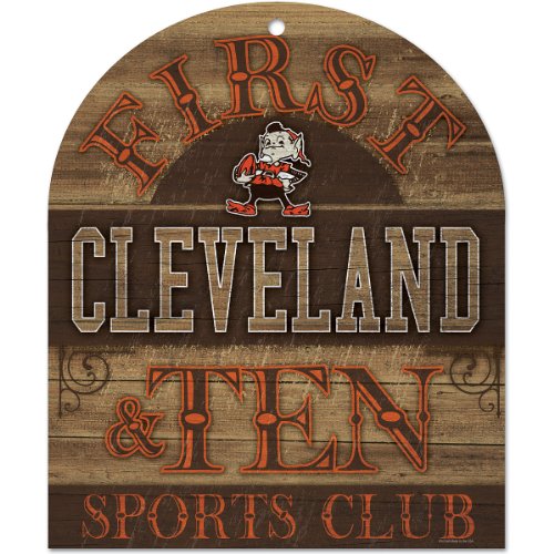 Wincraft Cleveland Browns 10x11 Club Wood Sign