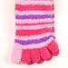 Fuzzy Socks | Toe Socks - Urban Boundaries Fuzzy Knee High Striped Fashion Toe Socks (One Size fits Most) - Hot Pink & Pink