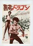 映画チラシ ジム・ケリー「黒帯ドラゴン」
