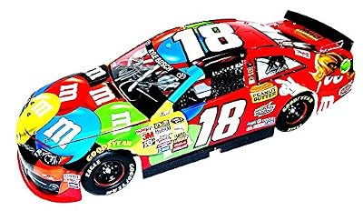 AUTOGRAPHED 2014 Kyle Busch #18 M&Ms Racing RED PEANUT BUTTER (Joe Gibbs) Rare Lionel 1/24 NASCAR Diecast Car with COA (#224 of only 649 produced!)