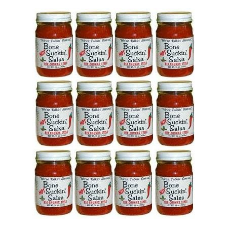Bone Suckin' Salsa Hot Case 12 Pints by Appetizers