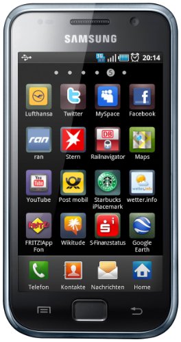 Samsung Mobile Samsung Galaxy S Plus I9001 Smartphone (10,16 cm (4 Zoll) Display,  Touchscreen,  5 Megapixel Kamera) schwarz Produktbild