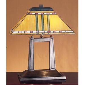 20 Inch H Prairie Corn Oblong Desk Lamp Table Lamps by Meyda