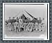 Historic Print (L): Chief surgeon Richards, doctors, and hospital men at Camp Vicars, Mindanao, P.I.