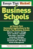 Essays That Worked for Business Schools